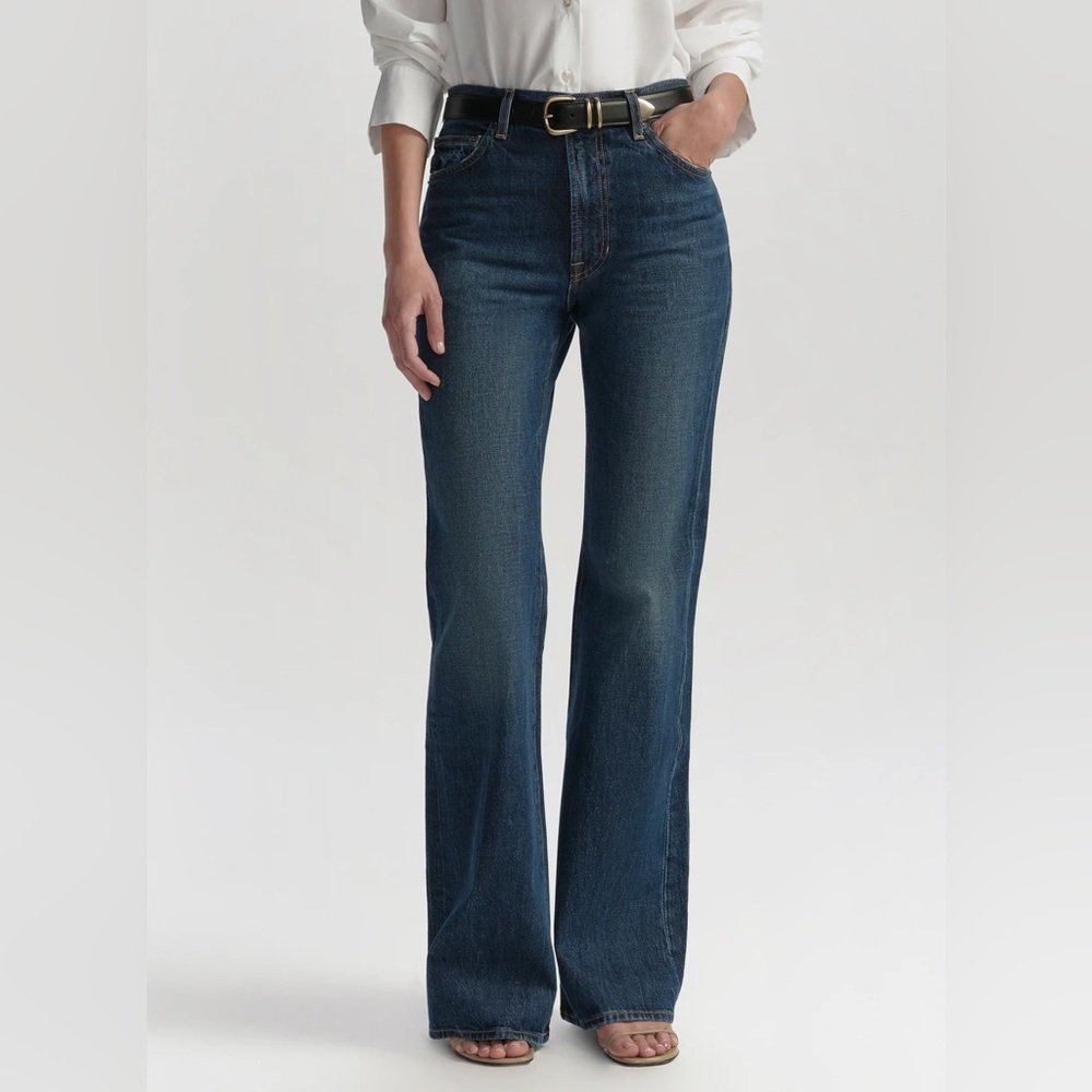 A.L.C. Dark Blue Wide-Leg Jeans